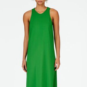 Tibi serpentine jersey dress, green, 8, $130 ($545)